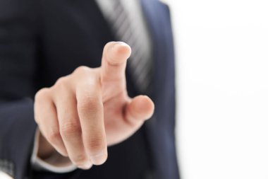 Asyalı bir işadamının elleri