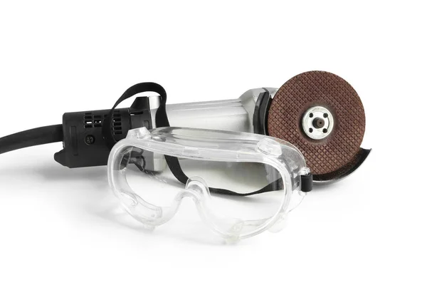 Narzędzie Ręczne Szlifierki Okulary Goggle Safety Abstract Concept — Zdjęcie stockowe
