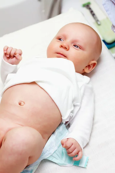 Little chap is preparing for bathing — Stock Photo, Image