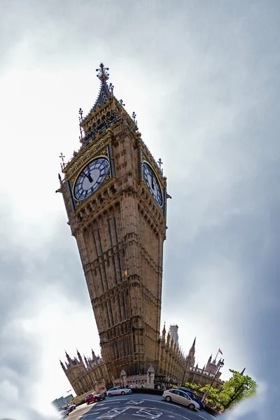 Five minute to twelve on Big Ben — Stock Photo, Image