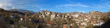 Safarnbolu - panorama of traditional Ottoman town, Turkey clipart