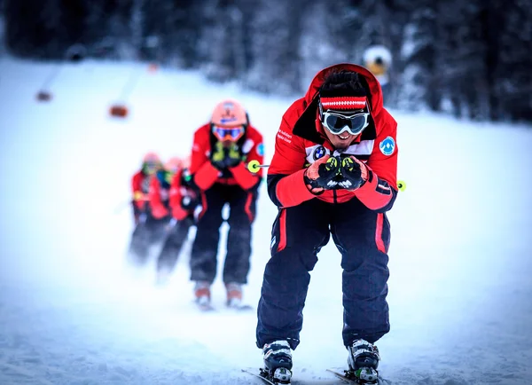 Slalom do céu — Fotografia de Stock