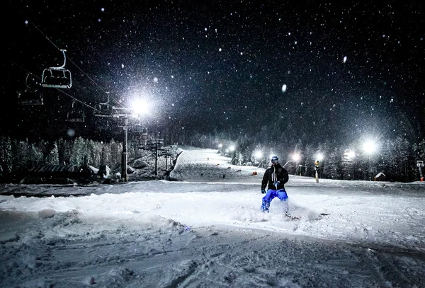 Snowboard fırtına Stok Resim