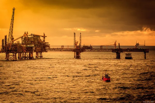 Plataforma do Mar do Norte — Fotografia de Stock