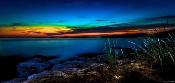 Pôr do sol — Fotografia de Stock