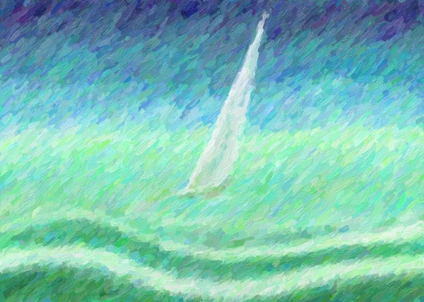 Mořské malba m-0005e — Stock fotografie