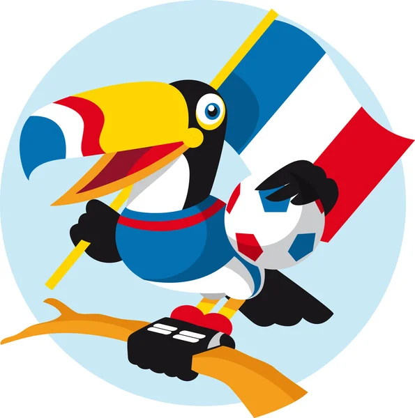 法国巨嘴鸟 — 图库矢量图片