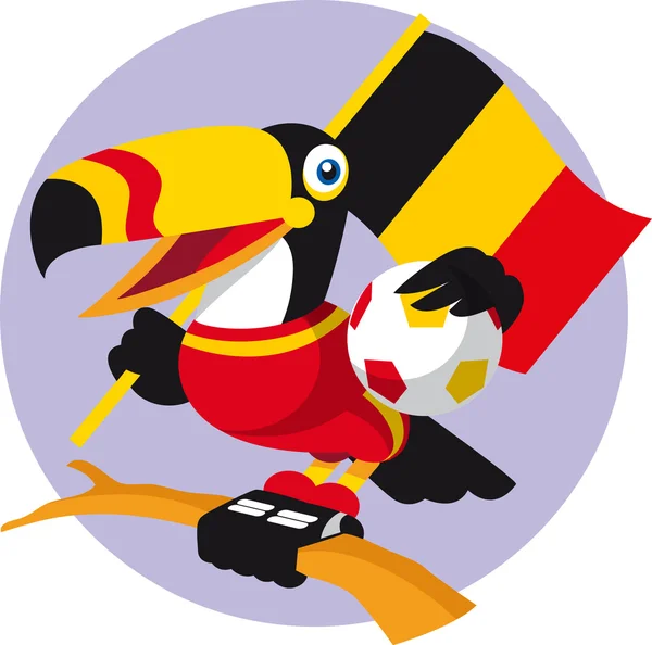 Belgique Toucan — Image vectorielle