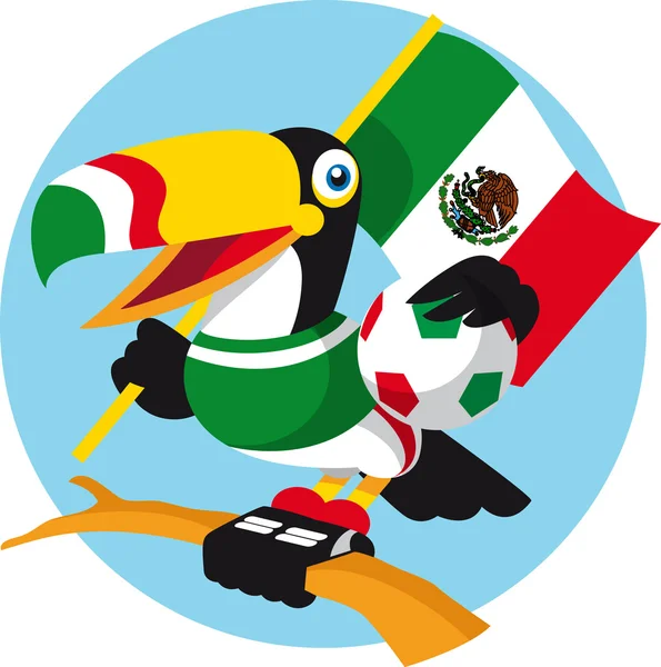 Meksiko Toucan - Stok Vektor