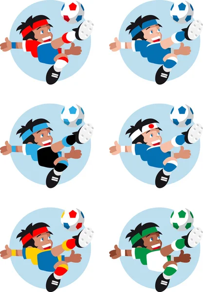 Soccer mascot — Stock Vector