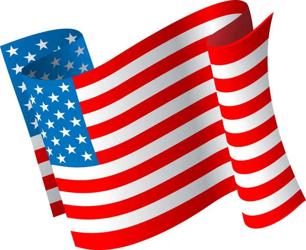 USA vlag — Stockvector