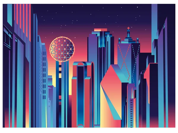 Dallas Skyline Vector Destination Grafiche Vettoriali