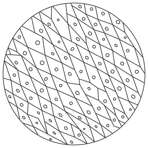 显微镜下的洋葱皮细胞 矢量图解 黑白等高线图 — 图库矢量图片