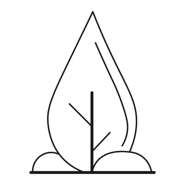 Huizenspruit Ecologische Iconen Met Planten Geïsoleerd Witte Achtergrond Vectorillustratie — Stockvector