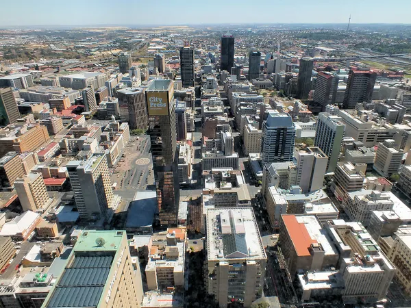 Johannesburg centrum Royaltyfria Stockfoton