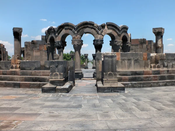 Catedral de Zvartnots — Foto de Stock