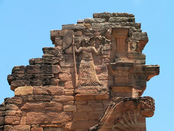 Close up of an Angel relief at San Ignacio Mini — Stock Photo, Image