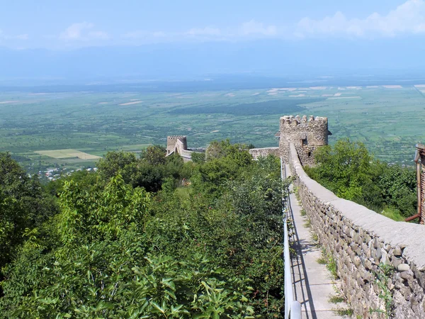 Sighnaghi ściana miasta — Zdjęcie stockowe