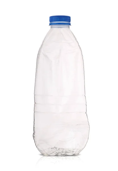 Пластиковая Бутылка Сока Белом Фоне — стоковое фото