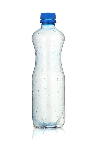 Kleine Plastikflasche Mit Tropfen — Stockfoto