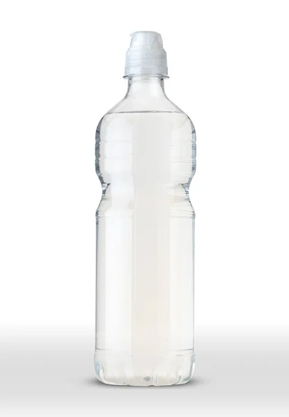 Πλαστικό Μπουκάλι Νερό Και Δοσομετρητή — Φωτογραφία Αρχείου