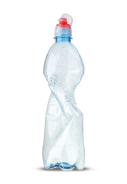 Botol Air Yang Hancur Kosong — Stok Foto