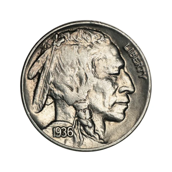 Amerikan parası 5 sent 1936 obverse