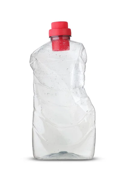 Large Plastic Bottle Liquid Detergent White Background — Stock Photo, Image