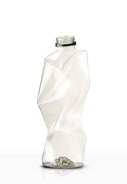 Una Gran Botella Jugo Manzana Plástico Sobre Fondo Blanco —  Fotos de Stock