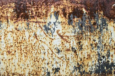 eski paslı metal doku