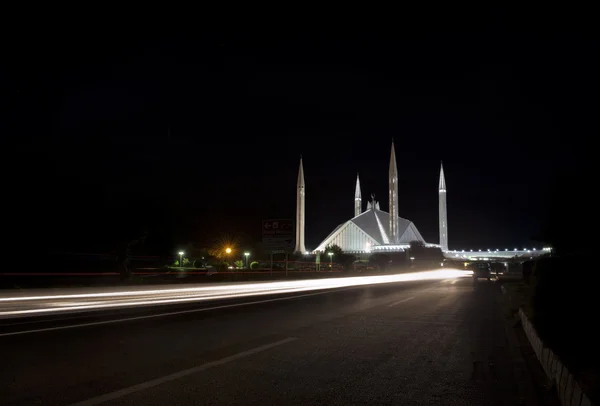 Shah Faisal Mosque in Islamabad — Stock Photo, Image