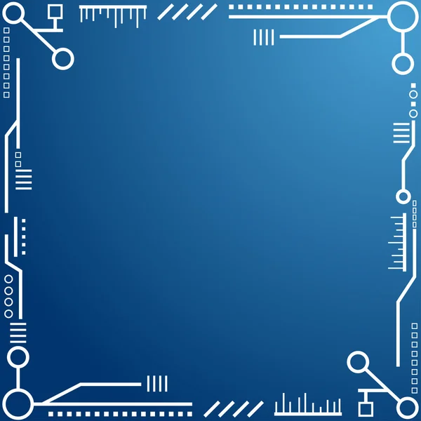 Technologie grens achtergrond — Stockvector