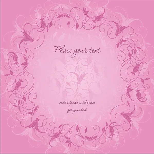 vektör çiçekli pembe arka plan