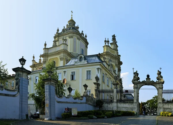 Собору Святого Юра у Львові — стокове фото