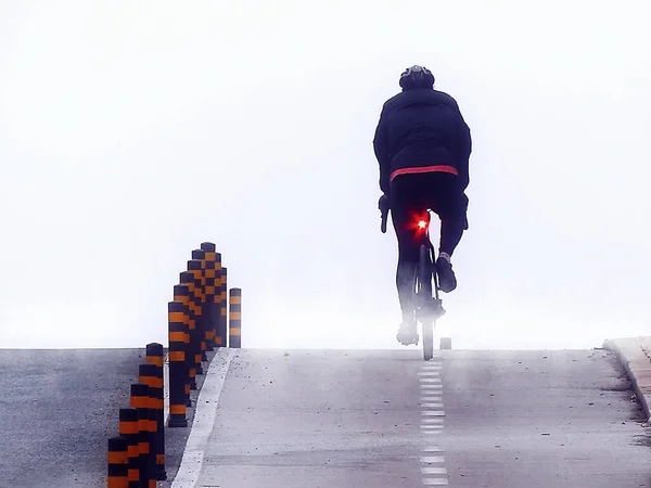 People Maintaining Physical Condition Winter Day — Stok fotoğraf