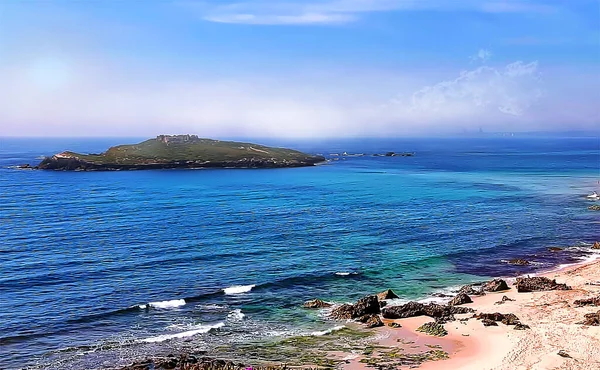 Paisaje Marino Por Tarde Costa Portuguesa Del Atlántico — Foto de Stock