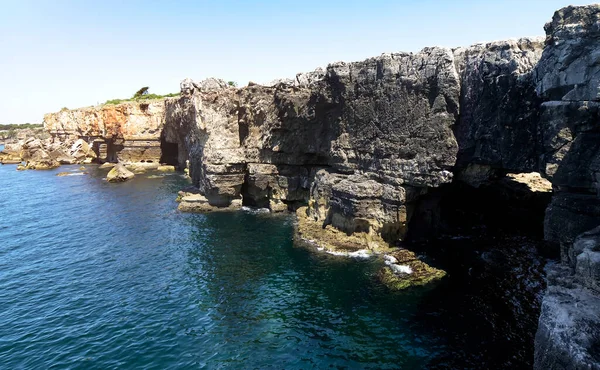 Seascape Skalnatým Pobřežím Pobřeží Atlantiku — Stock fotografie