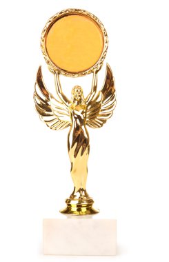 Kaide üzerinde Altın Kupa bardak