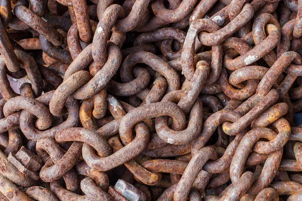 Old rusty chains — Stock Photo, Image