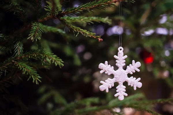 Giocattolo di Natale come un fiocco di neve — Foto Stock