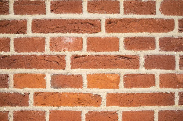 La pared de ladrillo se puede utilizar como fondo. Copiar espacio. Fotografía horizontal. — Foto de Stock