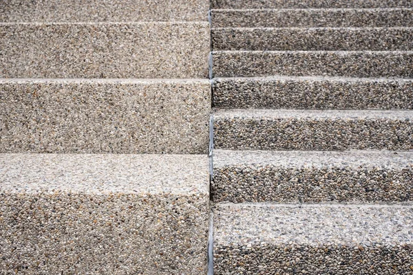 Escalera Piedra Con Escalones Diferentes Tamaños Divide Dos Que Denotan — Foto de Stock