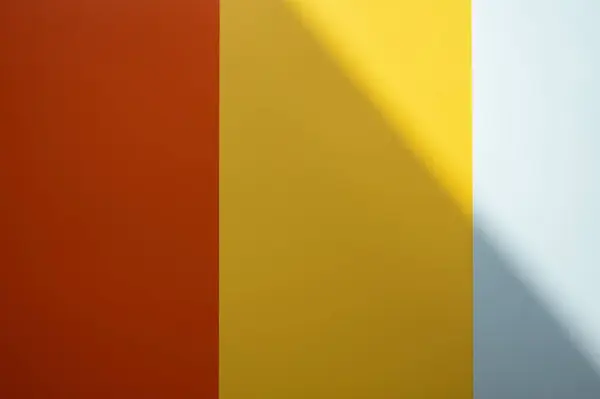 Hintergrund Der Roten Gelben Und Grauen Farben Mit Einem Schatten — Stockfoto