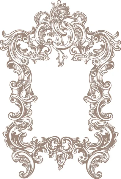 Frame Baroque — Stock Vector