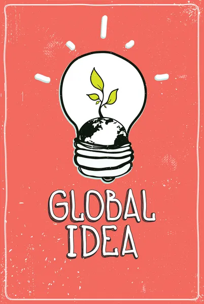 Globale Idee — Stockvektor