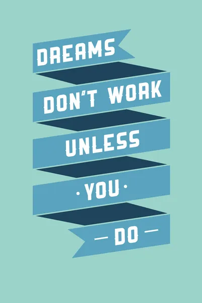 Sanat poster Motivasyona ifadeler ile