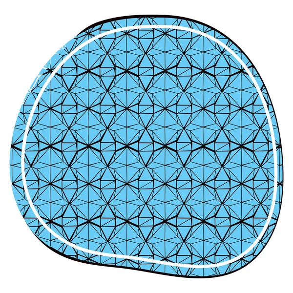 Dekorativ prydnad i en cirkulär sammansättning. abstrakt ba — Stock vektor