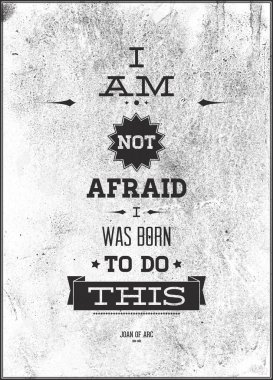 Vintage motivasyon posteri