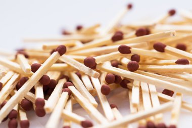 bir sürü matchsticks