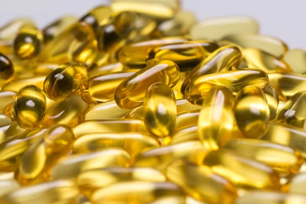 Fish oil capsules — Stock Photo, Image